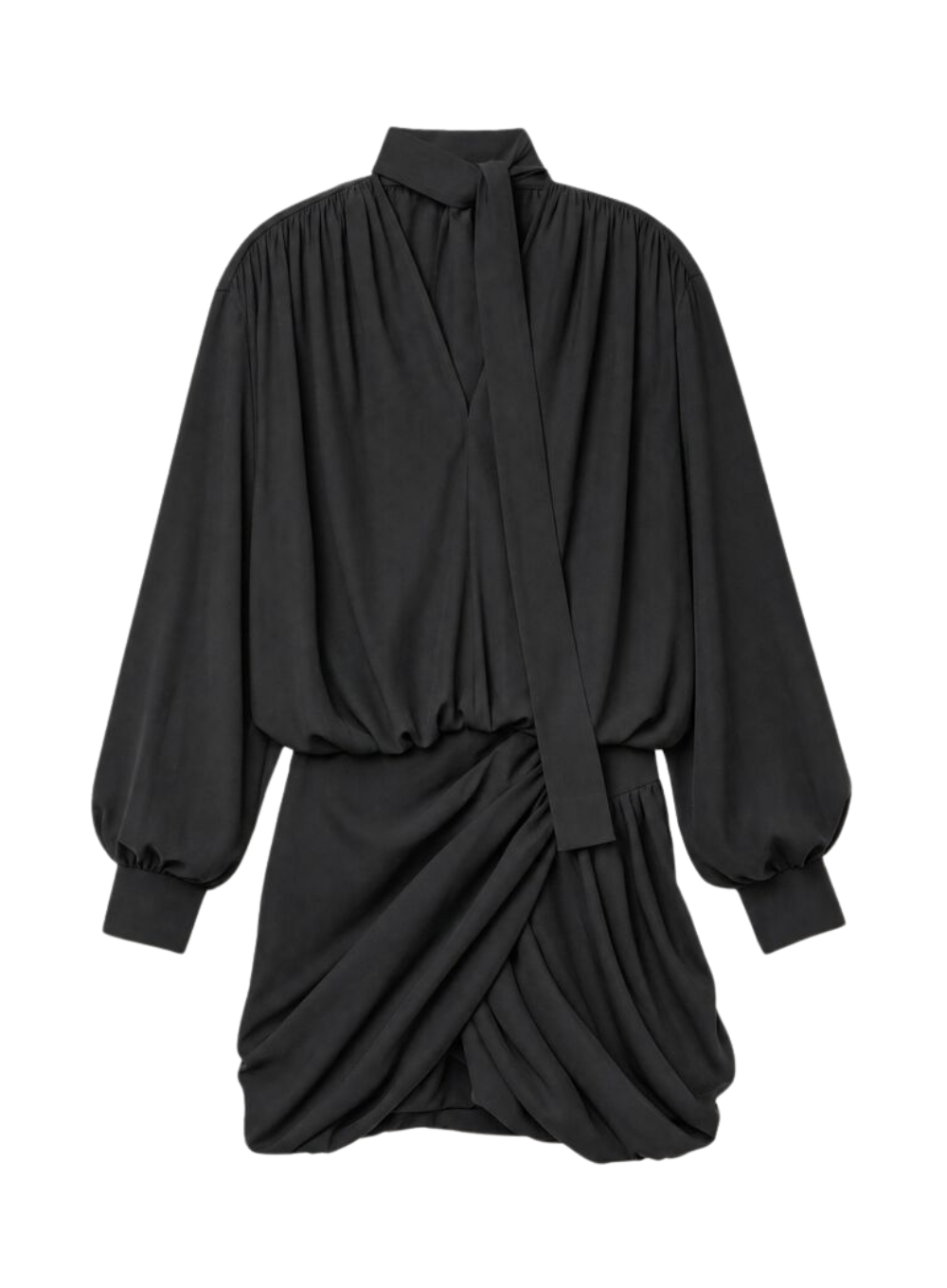 BOUNCE DRAPED MINI DRESS
