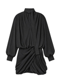 BOUNCE DRAPED MINI DRESS